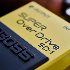 Процессор эффектов Boss SD-1 Super OverDrive Yellow