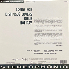 Виниловая пластинка Billie Holiday – Songs For Distingue Lovers LP