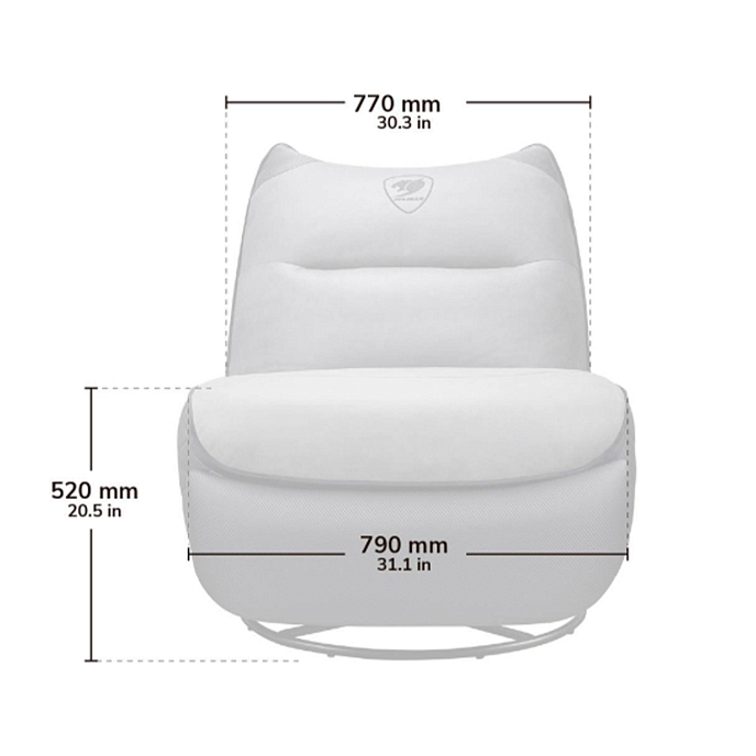 Компьютерное кресло Cougar Overlord Neo Grey/Black - рис.12