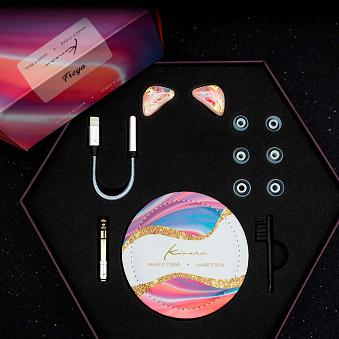 Наушники внутриканальные Kinera Freya Pink Crowned - рис.9