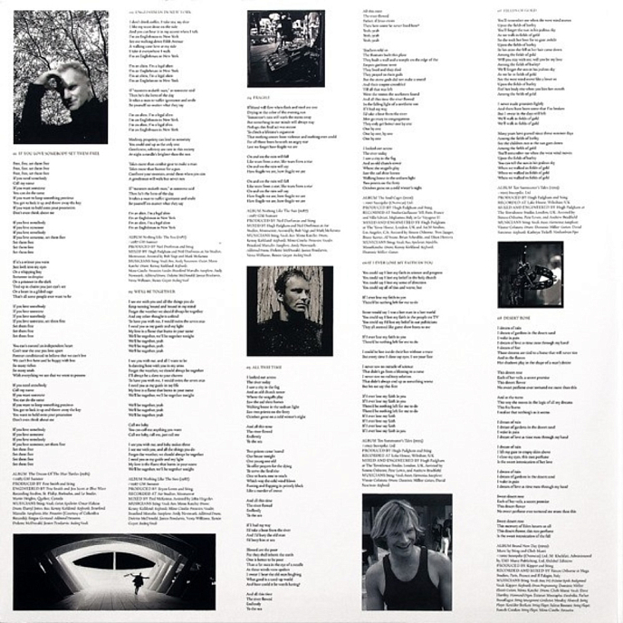 Виниловая пластинка Sting - The Best Of 25 Years - 2LP - рис.3