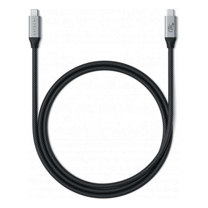 Кабель Satechi USB4 V2 Pro USB-C Black - рис.0