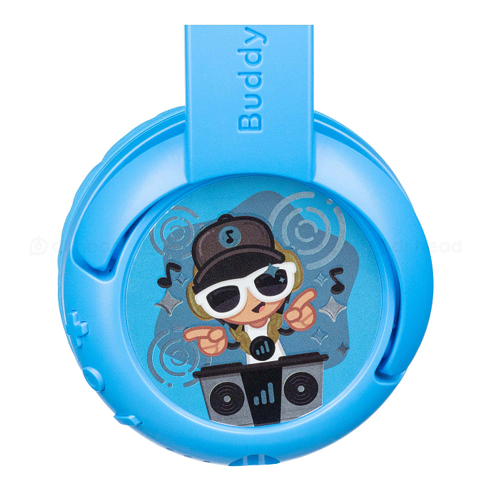 Беспроводные наушники Onanoff BuddyPhones Play Plus Cool Blue - рис.2