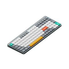 Клавиатура NuPhy AIR96v2 QMK Cowberry Switch Lunar Gray