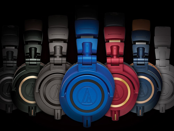 Наушники полноразмерные Audio-Technica ATH-M50xBB Blue Black - рис.6