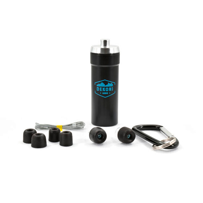 Комплект Dekoni Audio Earplugz Hearing Protection with Gemini Bulletz & Aluminum Carrying Case - рис.0