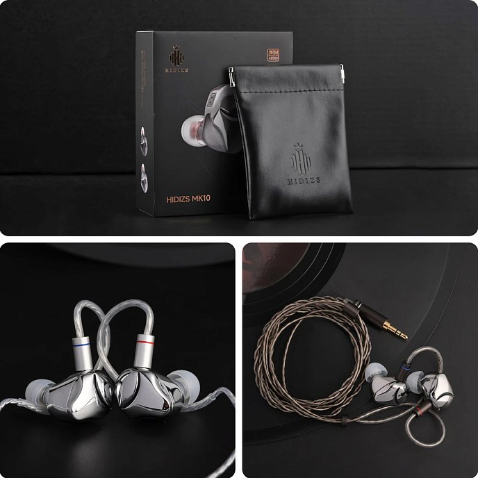 Наушники внутриканальные Hidizs MK10 4.4mm Silver - рис.7