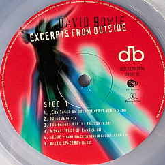 Виниловая пластинка David Bowie - Excerpts From Outside (The Nathan Adler Diaries: A Hyper Cycle) - (RSD26) Crystal Clear LP