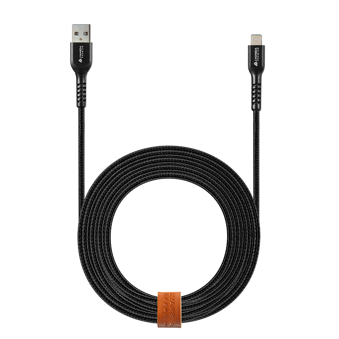 Кабель Lyambda LALm25 USB Type-A/Lightning Black - рис.1