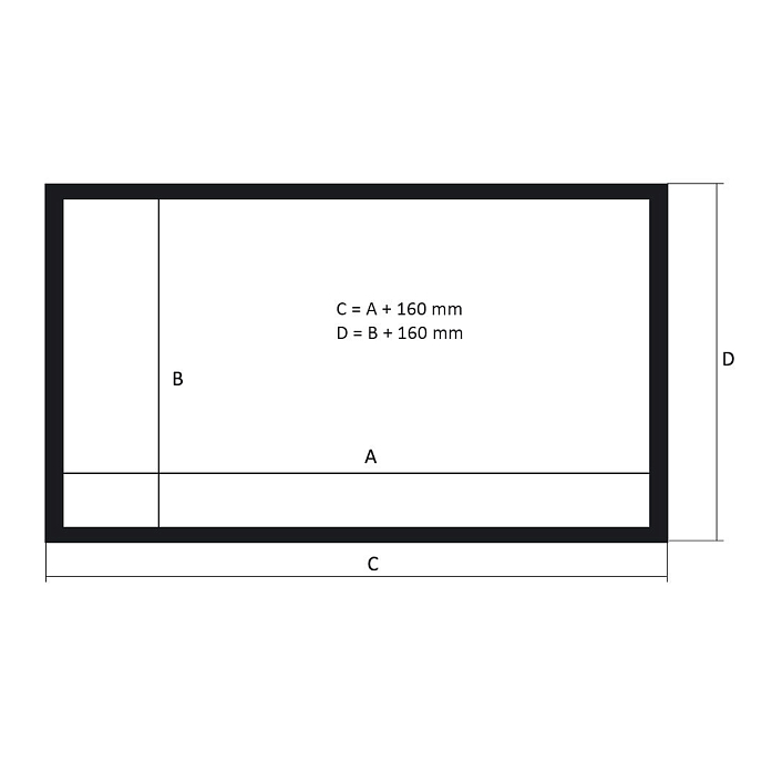 Экран для проектора Kauber Frame Velvet Cinema White 100 - рис.1