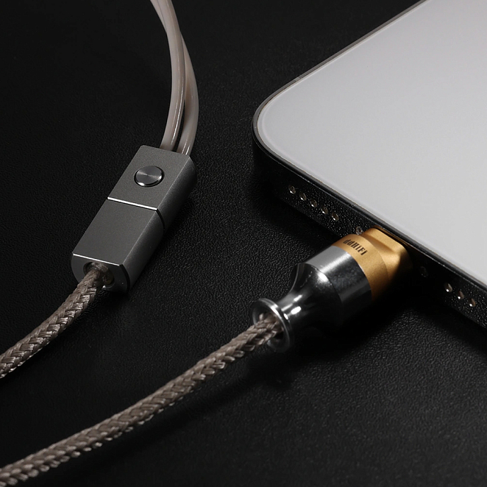Кабель ddHiFi M110A MMCX - Lightning Silver - рис.5