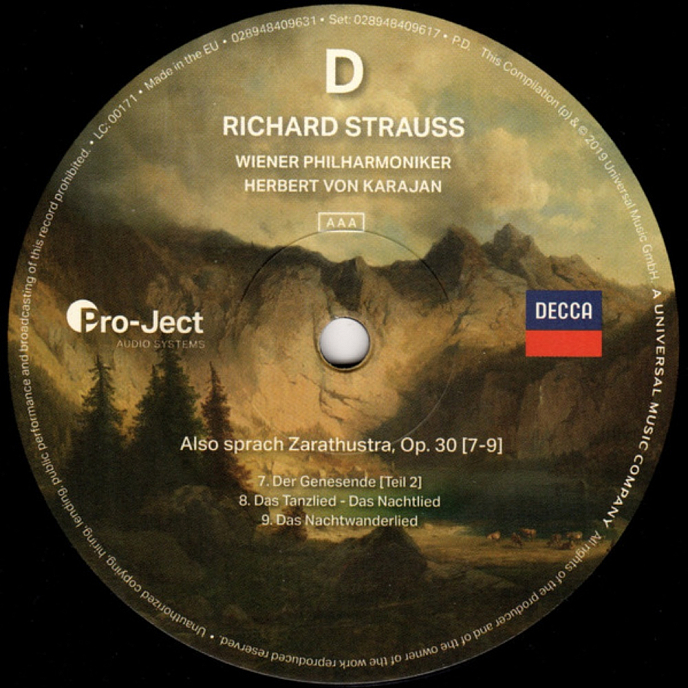Пластинка Richard Strauss - Also Sprach Zarathustra -Pro-Ject- LP - рис.9