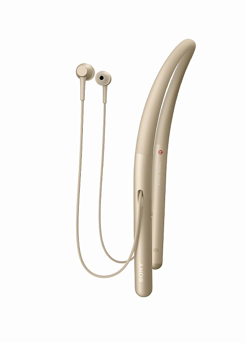 Беспроводные наушники Sony WI-H700 Gold - рис.5
