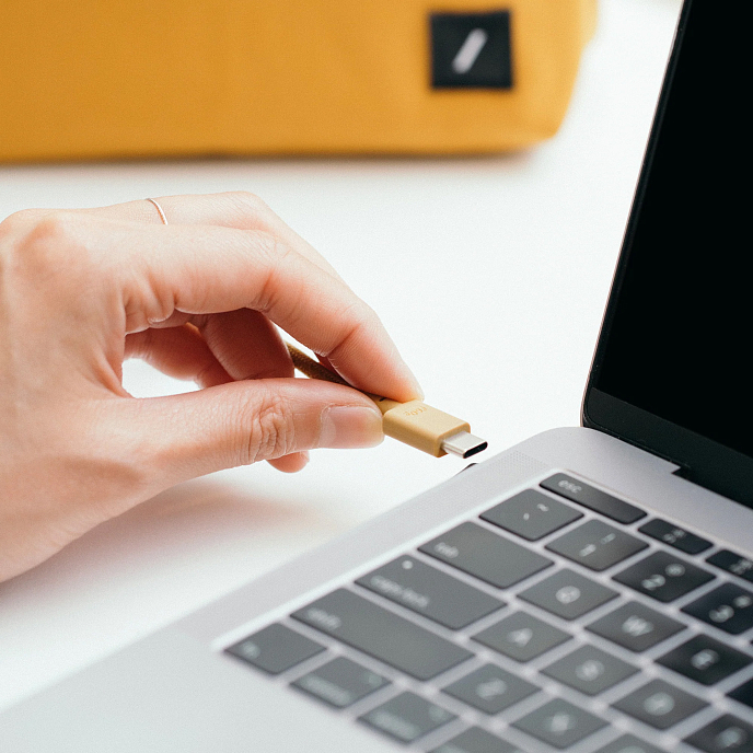 Кабель Native Union Belt Cable Type-C 60w Kraft 1.2m - рис.3