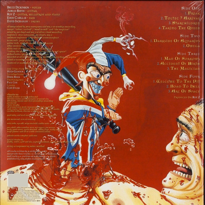 Виниловая пластинка Bruce Dickinson - Accident Of Birth (25th Anniversary) (Red & Yellow Splatter) - 2LP - рис.2