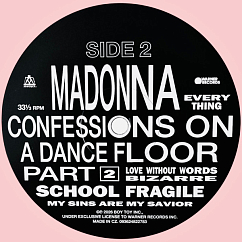 Виниловая пластинка MADONNA Confessions II (Baby Pink) LP