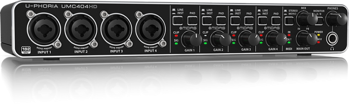 Внешняя звуковая карта BEHRINGER UMC404HD - рис.1