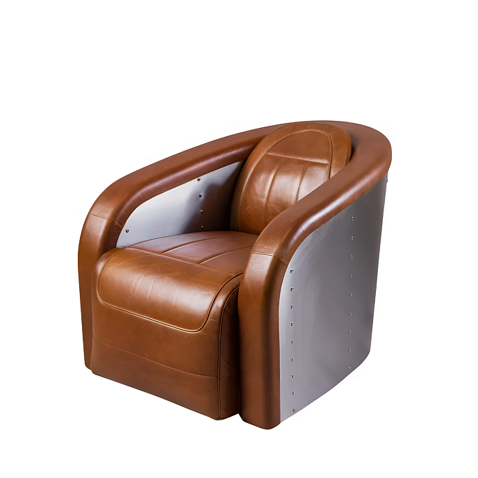 Кресло для прослушивания F2F Пилот Stainless Steel Brown - рис.0