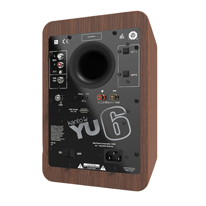 Полочная акустика Kanto YU6 Walnut - рис.3