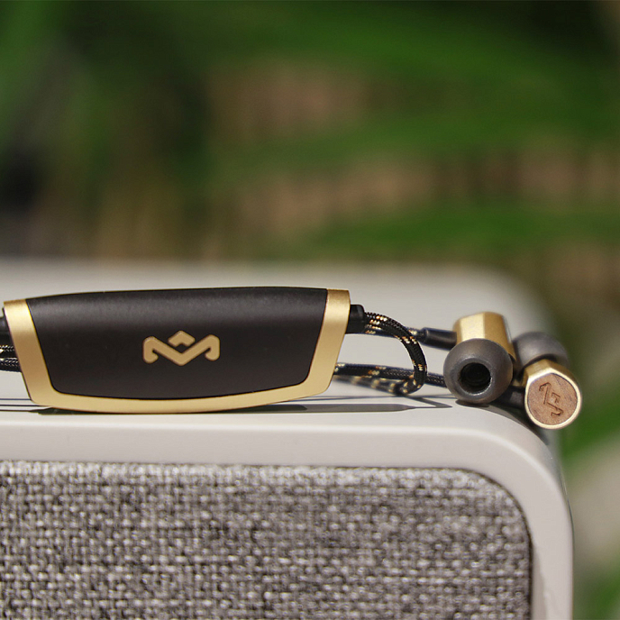 Беспроводные наушники House of Marley Uplift 2 Wireless Black Gold - рис.1