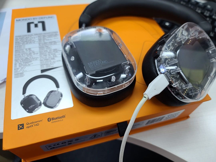 Беспроводные наушники Defunc Mondo Transparent - рис.20