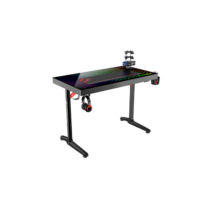 Компьютерный стол EUREKA GTG-I43 Explorer Edition Black - рис.1