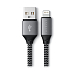 - рис.3 Кабель Satechi USB-A to Lightning Short Cable Space Grey - рис.3