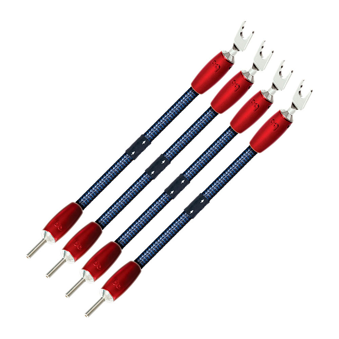 Переходник AudioQuest Jupiter BiWire Jumpers PSS Banana-Spade Silver - рис.0