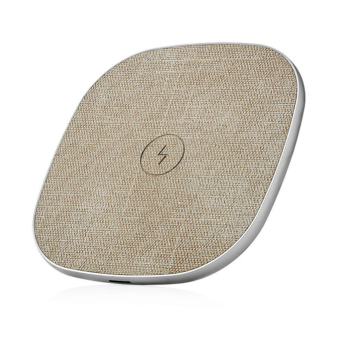 Беспроводная зарядка uBear Stream Wireless Charger Beige - рис.0