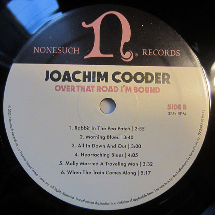 Пластинка Joachim Cooder - Over That Road I'm Bound LP - рис.2