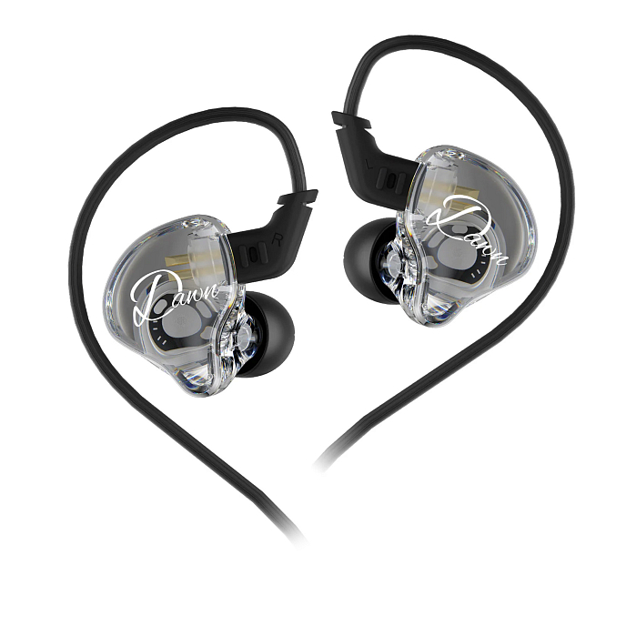 Наушники внутриканальные KZ Dawn (OFC Cable Version) Black - рис.0