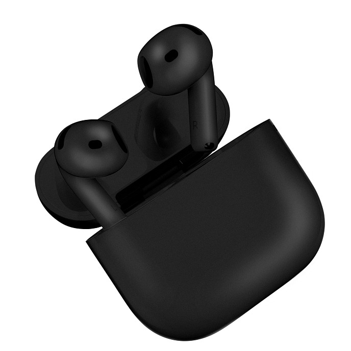 Беспроводные наушники Apple AirPods 4 ANC Total Black Matte - рис.0