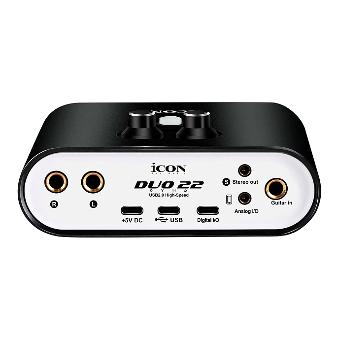 Аудиоинтерфейс iCON Duo22 Dyna Black - рис.2