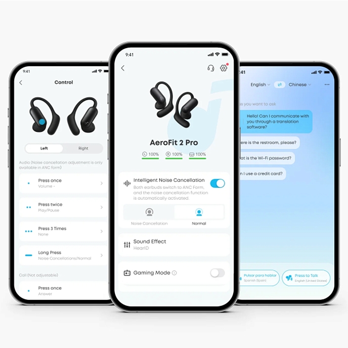 Беспроводные наушники Anker Soudncore AeroFit 2 Pro white tws наушники открытого типа_OpenBox - рис.7