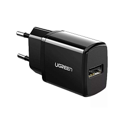 Сетевое зарядное устройство Ugreen ED011 USB-A Wall Charger Black