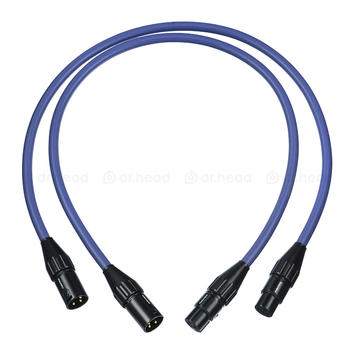 Кабель HeadMade EX-5 Furutech 2XLR(F) - 2XLR(M) 0.65m - рис.0