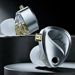 Наушники внутриканальные KZ Duonic (Without Switches) 3.5mm Without Mic Silver