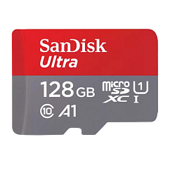Карта памяти SanDisk Ultra 128GB MicroSD Card 140 Mb/c R UHS-I