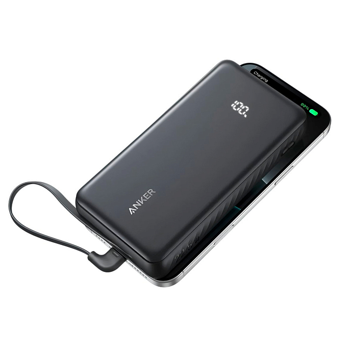 Портативный аккумулятор Anker Zolo 10K mAh 22.5W Black - рис.2