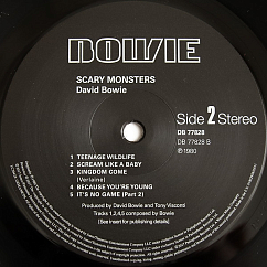 Виниловая пластинка David Bowie - Scary Monsters