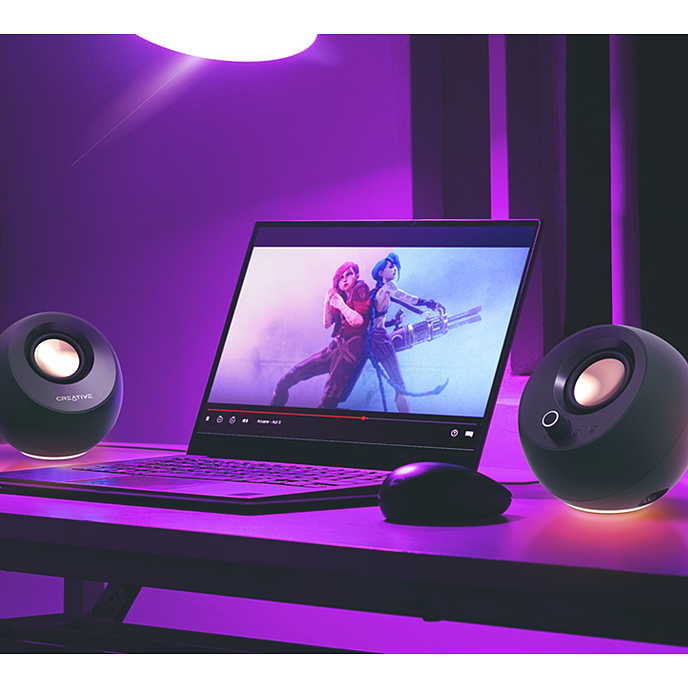 Компьютерные колонки Creative Pebble Pro Black - рис.7