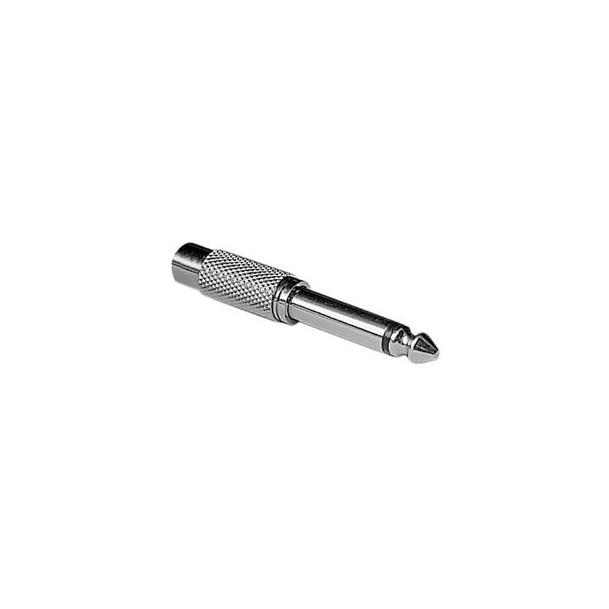 Переходник Adam Hall 7540 Silver rca mono - 6.3mm mono - рис.0