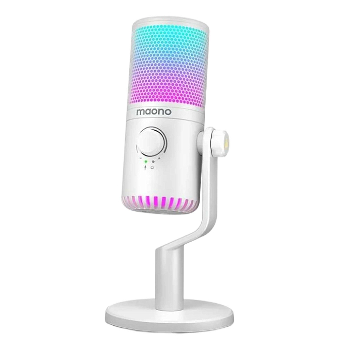 Микрофон для стриминга и игр Maono DM30RGB White - рис.5