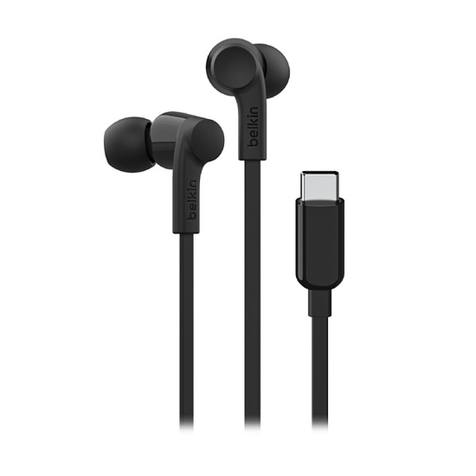 Наушники внутриканальные Belkin Soundform Headphones USB-C Black - рис.3