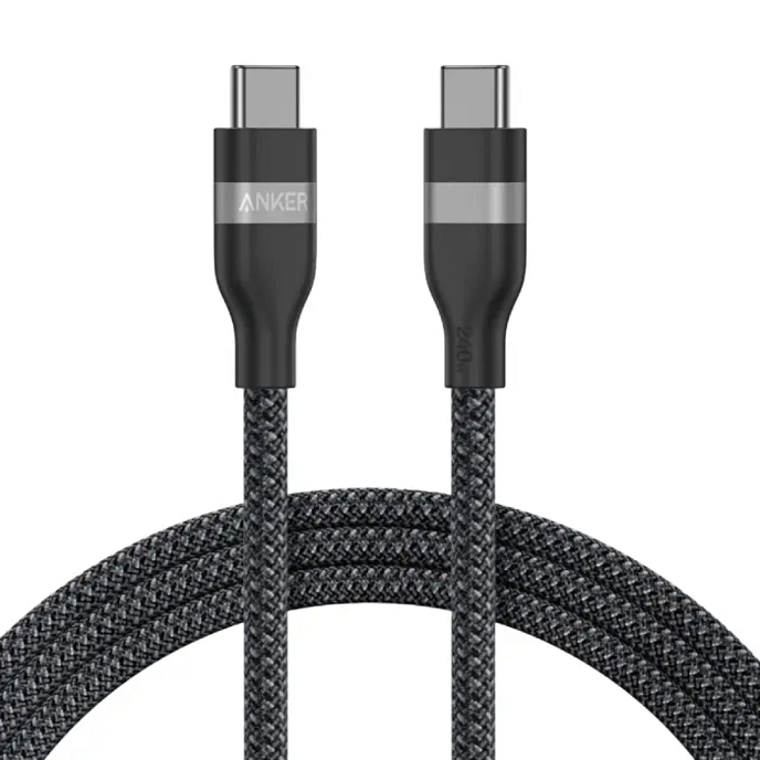 Кабель Anker USB-C/USB-C Cable 240W Black 0.9m - рис.1