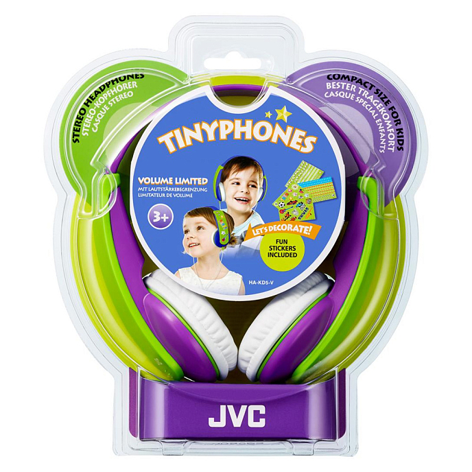 Наушники накладные JVC HA-KD5-V-EF Purple Green - рис.1