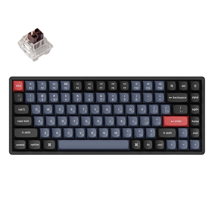 Клавиатура Keychron QMK K2 Pro Hot-Swap Brown Switch - рис.0