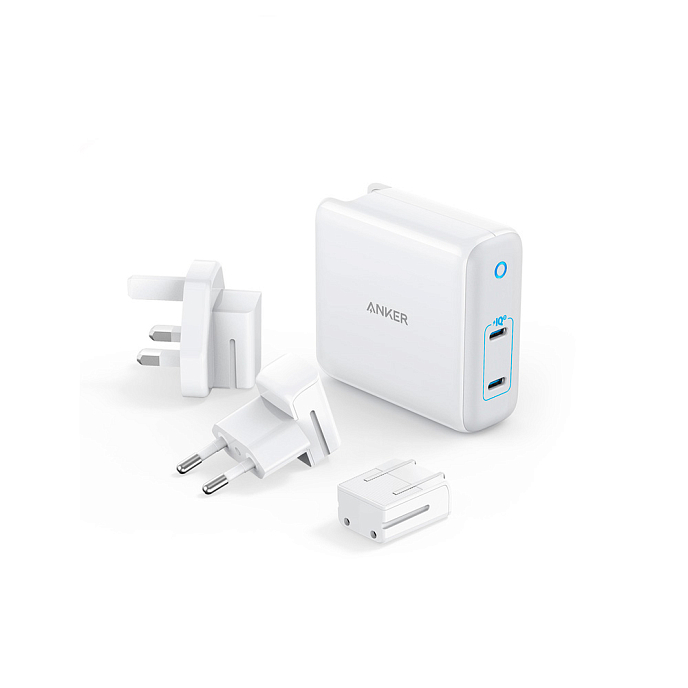 Сетевое зарядное устройство Anker PowerPort III 2-Port 60W White - рис.0
