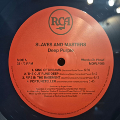 Виниловая пластинка Deep Purple - Slaves And Masters (35th Anniversary) (Translucent Blue & Purple Marbled) LP