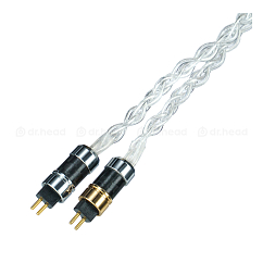 Кабель HeadMade IEM Silver 2-pin - 3.5mm 1.2m